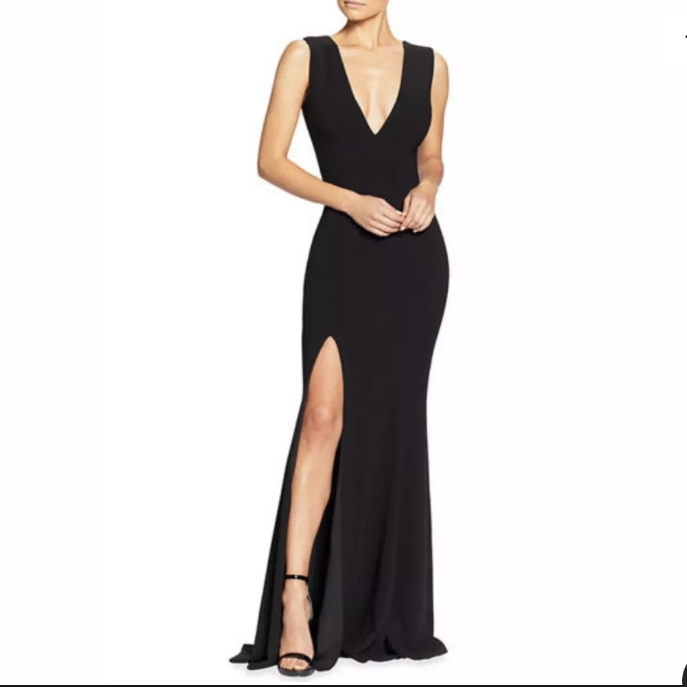 Dress The Popularion Black Maxi Dress M NWT ($288)